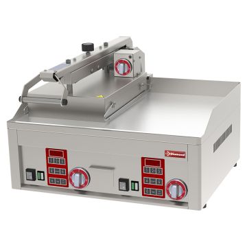 Glatte, verchromte Clam Grill, 3x 230/1V (658x762x470mm)