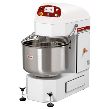 Automatischer Spiralmischer, 2 Geschwindigkeiten, 2 Timer, 60 Kg (1230x1070x620mm)