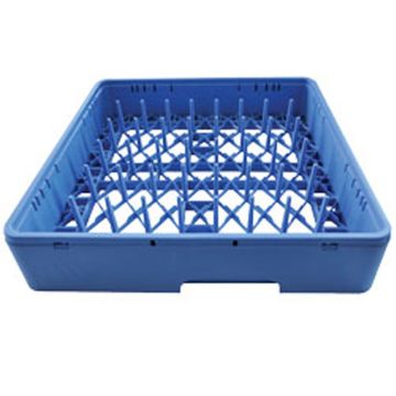 Korb für 18 Teller Ø 240 mm - Polypropylene WR-LV50-M (500x500x110mm)