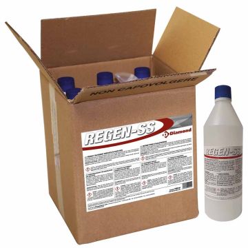 Behandlungsmittel für Oberflächen aus Edelstahl 9 FL. x 1 KG (250x250x300mm)