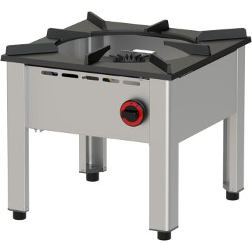 Gas Hockerkocher - 1 Brenner (13Kw) (500x500x450mm)