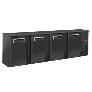 Flaschenkühlschrank 4 Türen, 620 Liter, verstellbare Füße (2540x515x860mm)