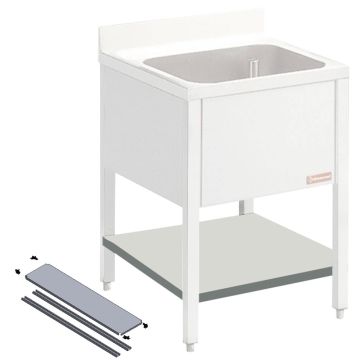 Grundboden für demontierbaren Spültisch (600x600x40mm)