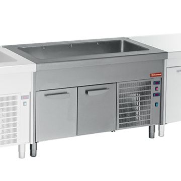 Element Kühlwanne auf Kühlunterbau 6x GN 1/1 (2250x800x900mm)
