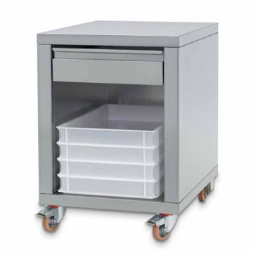 Unterbau + Schublade auf Rollen für PIZZAFORM (615x710x800mm)