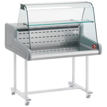 Kühlvitrine - gebogene Glasscheibe (1500x930x660mm)