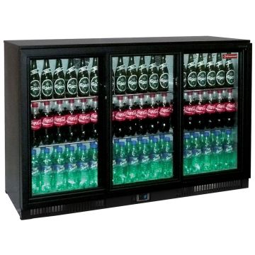 Flaschenkühlschränk, 3 Schiebetüren, 343 Liter (1350x515x870mm)