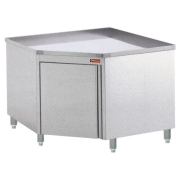 Neutraler Eck-Arbeitsschrank 90° Winkel (1000x1000x880mm)