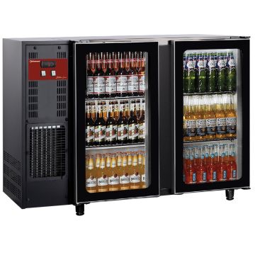 Flaschenkühlschrank 2 Glastüren, 375 Liter (1455x565x890mm)