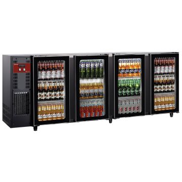 Flaschenkühlschrank 4 Glastüren, 783 Liter (2675x565x890mm)