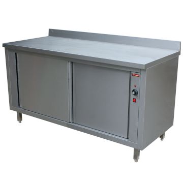 Wärmeschrank mit 2 Schiebetüren, Wandmodel (2000x700x880mm)
