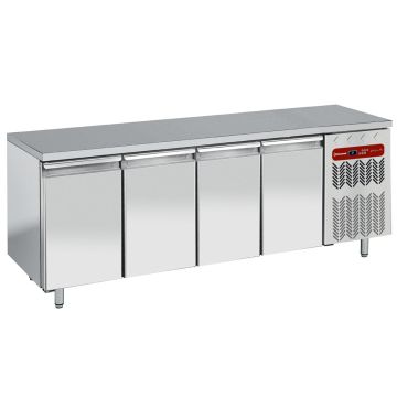 Kühltisch, belüftet, 4 Türen GN 1/1 (2250x700x880mm)