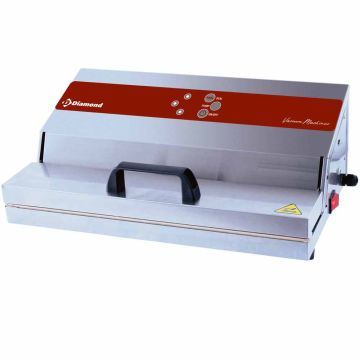 Vakuum-Maschine Edelstahl, Pumpe 26 L/Min., Schweißen 430 mm (490x295x180mm)