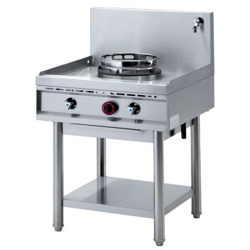 Gas Wok Herd, 1 Brenner (13 kW) (700x700x800mm)