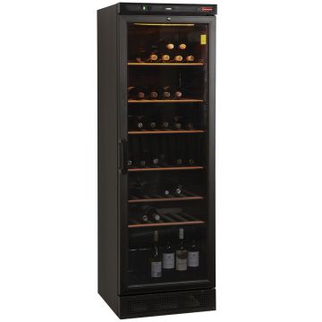 Weinkühlvitrine, 380 Liter, SCHWARZ