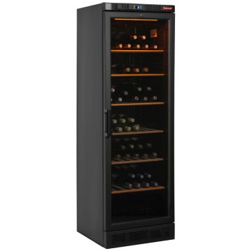 BelUfted Weinkühlvitrine, 380 Liter, SCHWARZ (595x595x1840mm)