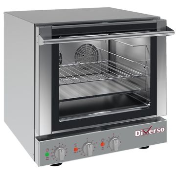 Elektro Konvektionsofen, 4x 460x340 mm + Salamanderfunktion (590x650x575mm)