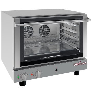 Elektro Konvektionsofen, 4x 600x400 mm  + manueller Befeuchter (730x700x575mm)