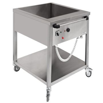 Mobiler Bain Marie 2x GN1/1 (910x660x870mm)