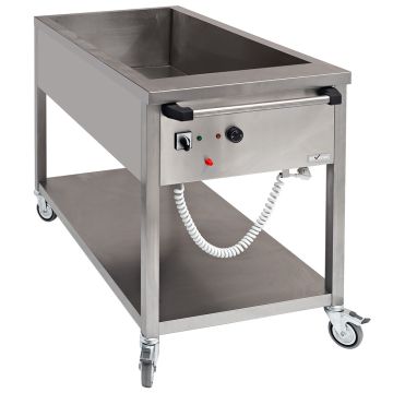 Mobiler Bain Marie 3x GN1/1 (1240x660x870mm)