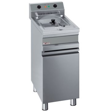 Elektro-Friteuse, 1 Becken für 14 Liter mit Unterschrank (375x655x845mm)