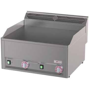 Elektro Grillplatte, doppelt, glatt -Top- (660x600x290mm)