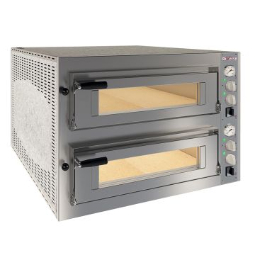 Elektro Ofen 2x 6 Pizzen diam.350mm, 2 Backkammern