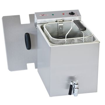 Elektro Tischfriteuse 8 Liter + Ablasshahn