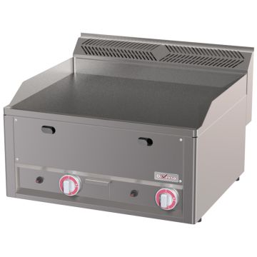 Gas Grillplatte, doppelt, glatt -Top- (660x600x290mm)