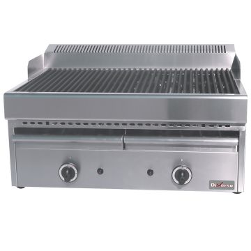 Gas Vaporgrill mit Grillrost aus Gusseisen -Top- (770x630x430mm)