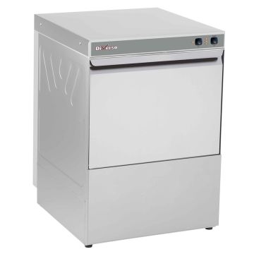 Geschirrspülmaschine Korb 500x500 mm, mit Ablaufpumpe und Waschmittelspender (575x610x820mm)