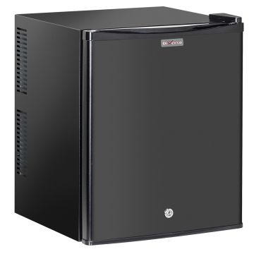 Minibar geschlossene Türfront, 26 Liter - SCHWARZ (380x380x480mm)