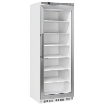Gefrierschrank, Glastür, statisch, 400 Liter - Weiß (600x723x1902mm)