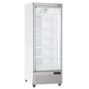 Vertikaler Gefrierschrank-Vitrine, 560 Liter - WEISS (750x760x2040mm)