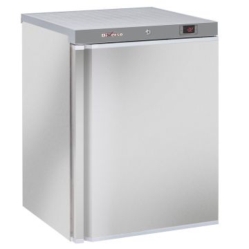 Kühlschrank, belüftet, 200 Liter. aus Edelstahl (600x625x853mm)