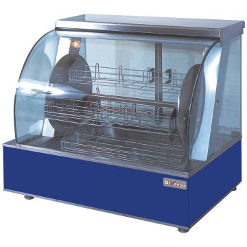 Elektro Drehgrill, 4 Auflagekörben, 16-20 Hühner (940x590x790mm)