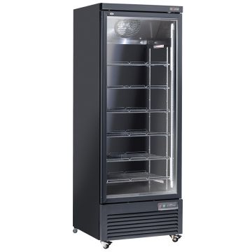 Vertikaler Kühlschrank, 1 Tür, 615 Liter - SCHWARZ (750x740x2040mm)