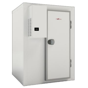 Kühlzelle ISO 80 mit Gruppe, Innendim. 1430 x 1230 xh 2030 mm (3,57 m³ ) (1590x1390x2190mm)