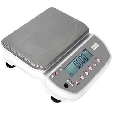 Elektronische Waage aus Edelstahl, 30Kg x 1g (255x290x105mm)