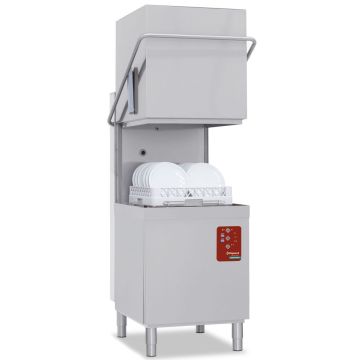 Durchschubspülmaschine, Korb 500x500 mm "Full Hygiene" (724x818x1530mm)