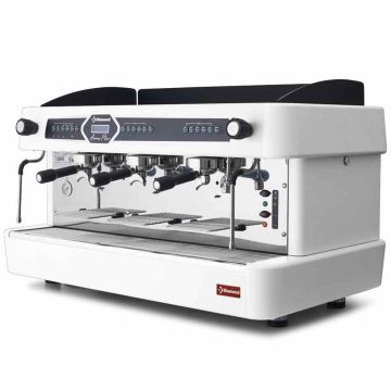 Expressomaschine, 3-gruppig, automatisch (mit Display)-WEIß   (960x600x595mm)
