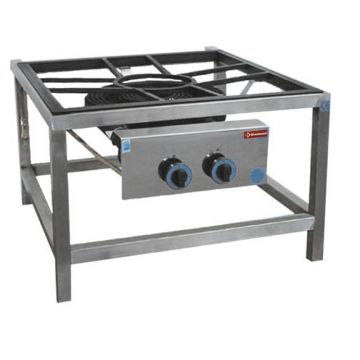 Gas-Tischgerät Paella, Durchm. 450, 27kW,AUF UNTERBAU (800x900x550mm)