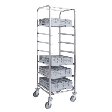 Wagen 7 Ebenen für Geschirrkörbe 500x500 mm (640x600x1840mm)