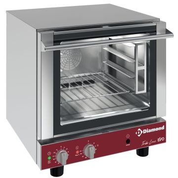 Elektro-Konvektionsofen  4x GN 2/3 + Befeuchter manuell (590x700x610mm)