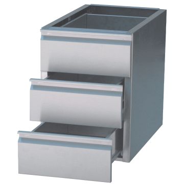 Block 3 Schubladen GN 1/1 (Tiefe 700 mm) (400x670x585mm)