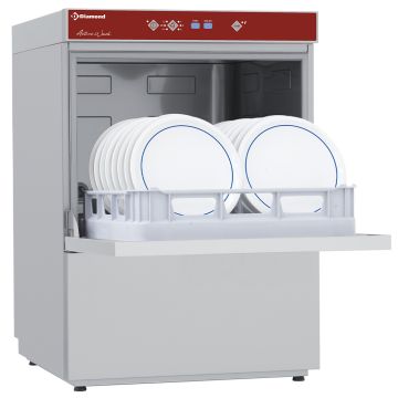 Geschirrspülmaschine für Körbe 500x500 mm + Ablaufpumpe (600x630x830mm)