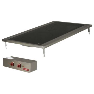 Elektroherd mit 2 unabhängigen Kochfeldern, Einbaugerät (400x600mm)