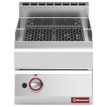 Gas Vapor Grill mit Grillrost aus Gusseisen -Top- (400x650x280mm)