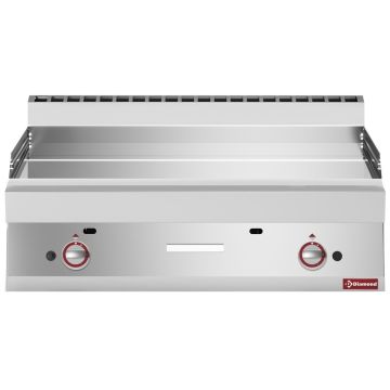Gas Grillplatte, EXTRA BREIT glatt verchromt (1000x650x280mm)