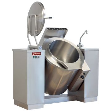 Gas Kippkochkessel 150 Liter, indirekt beheizt (1600x850x1050mm)